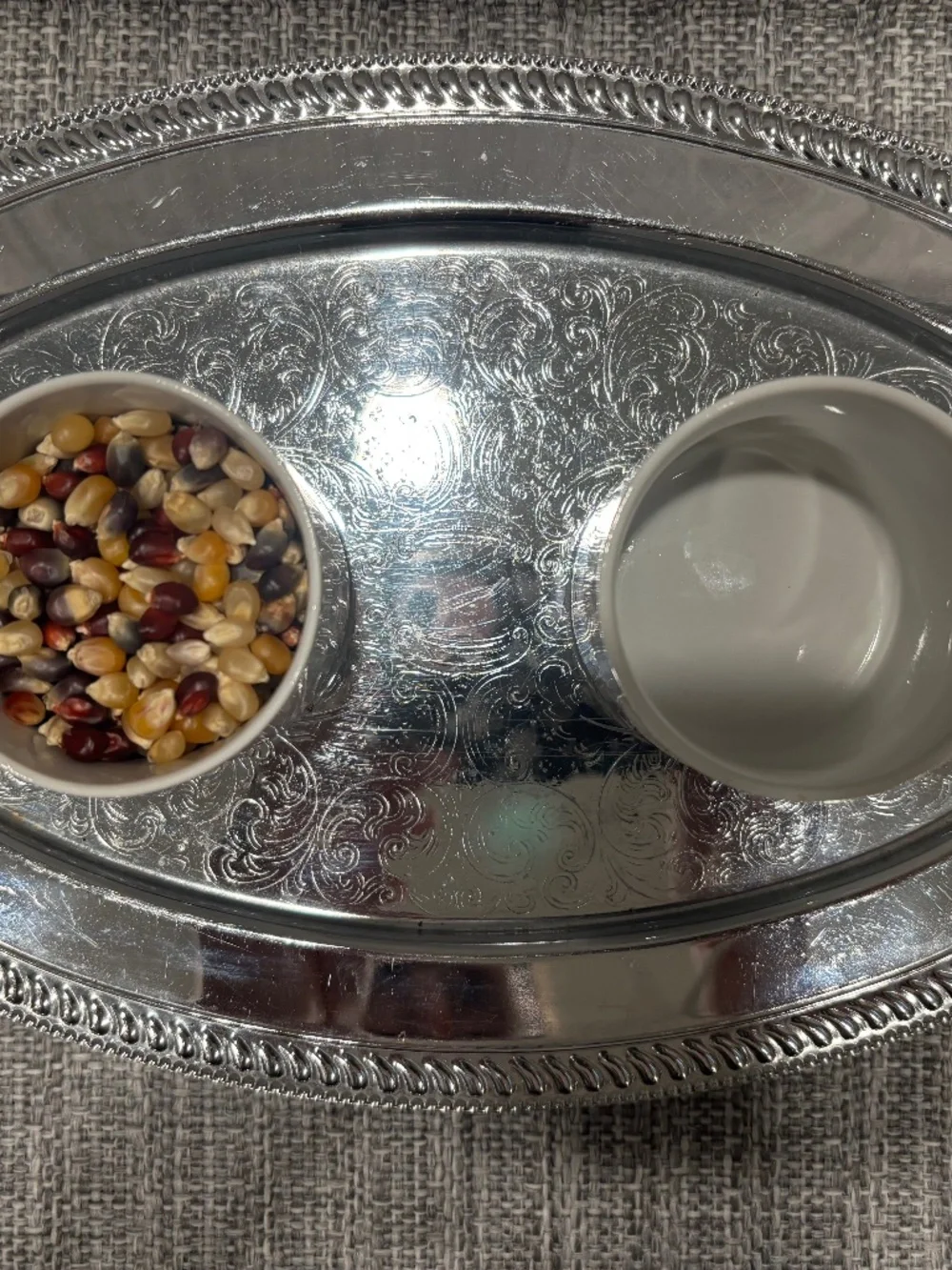 Pouring Materials for Practical Life Lessons with Metal Tray idlewild montessori